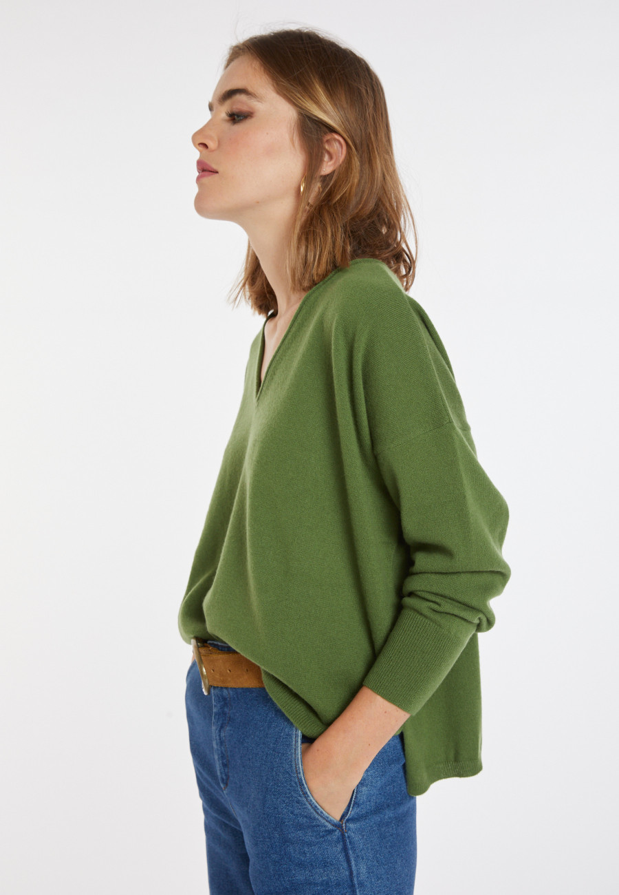 Short cashmere sweater - Alex