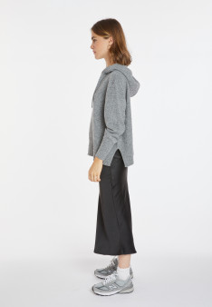 Wool and cashmere hoodie - Cassia