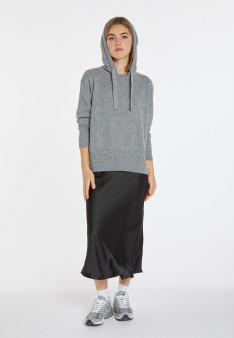 Wool and cashmere hoodie - Cassia