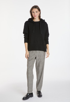 Wool and cashmere hoodie - Cassia