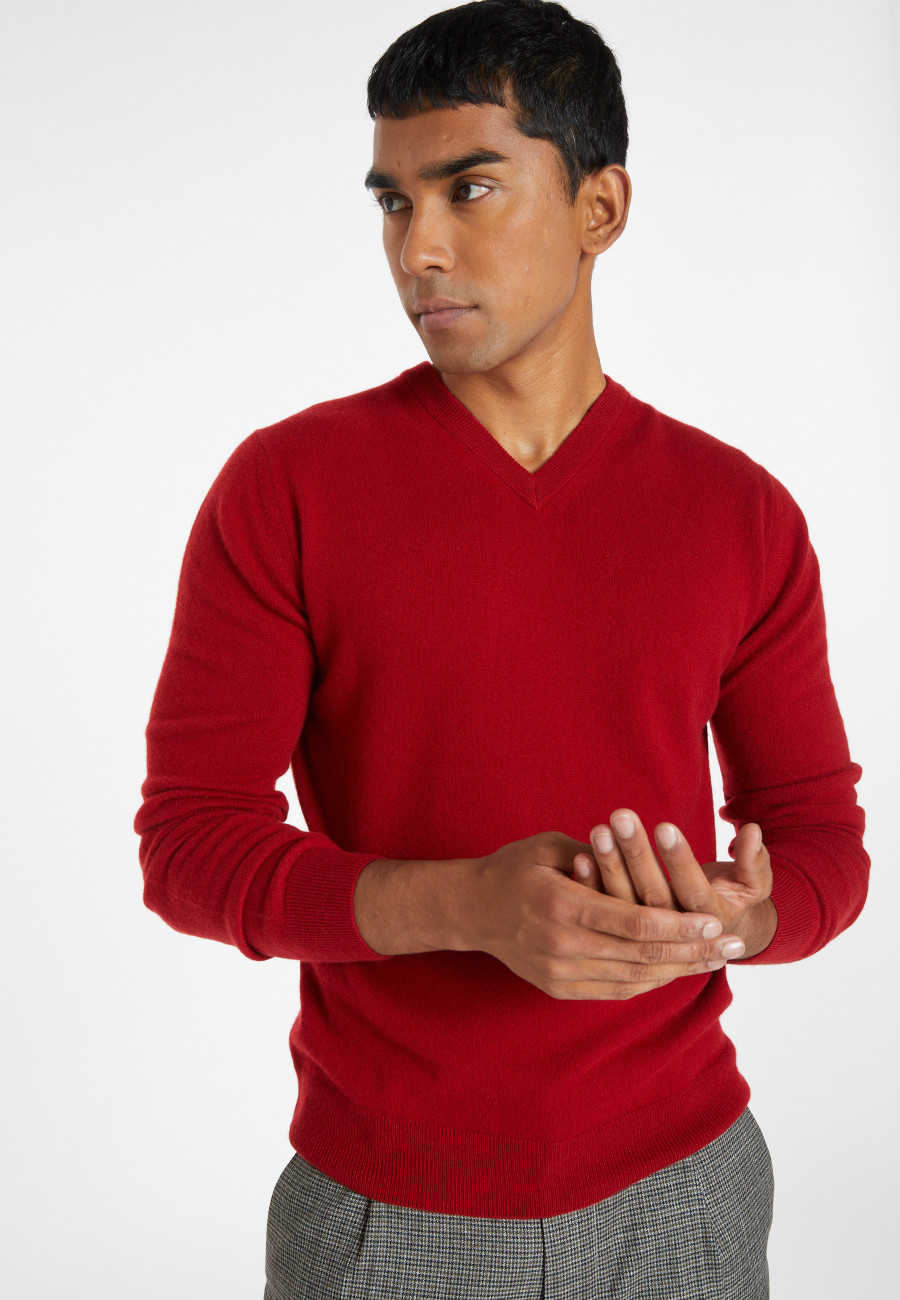 Cashmere V-neck sweater - Evann