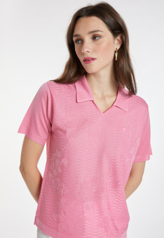 Polo Fil Lumière à motif Kristina