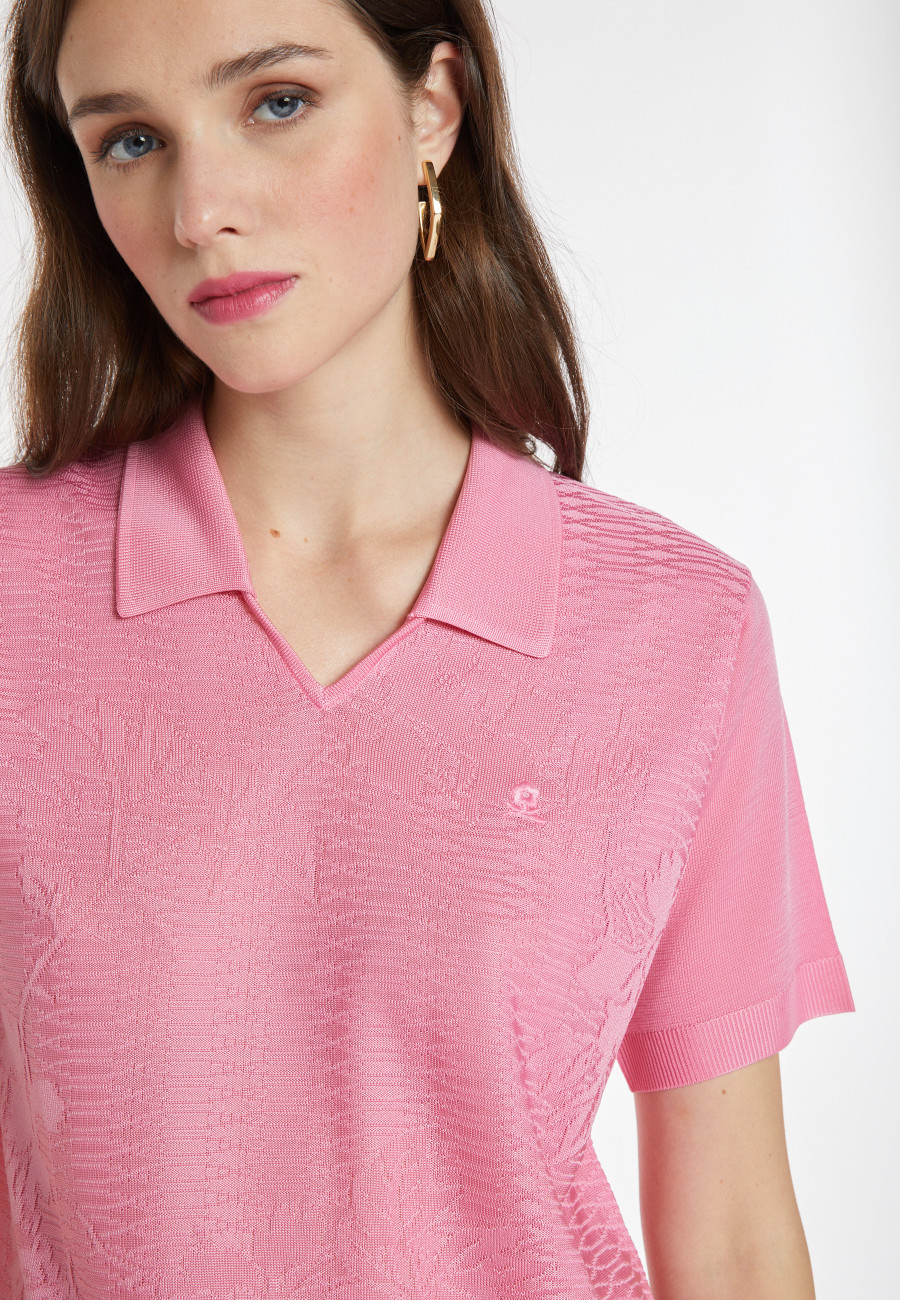 Polo Fil Lumière à motif Kristina