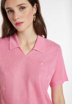 Polo Fil Lumière à motif Kristina