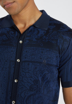 Fil Lumière patterned polo shirt - Aaron