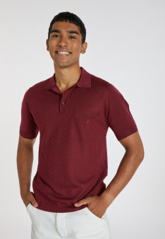 Polo Fil Lumière à motifs - Albin
