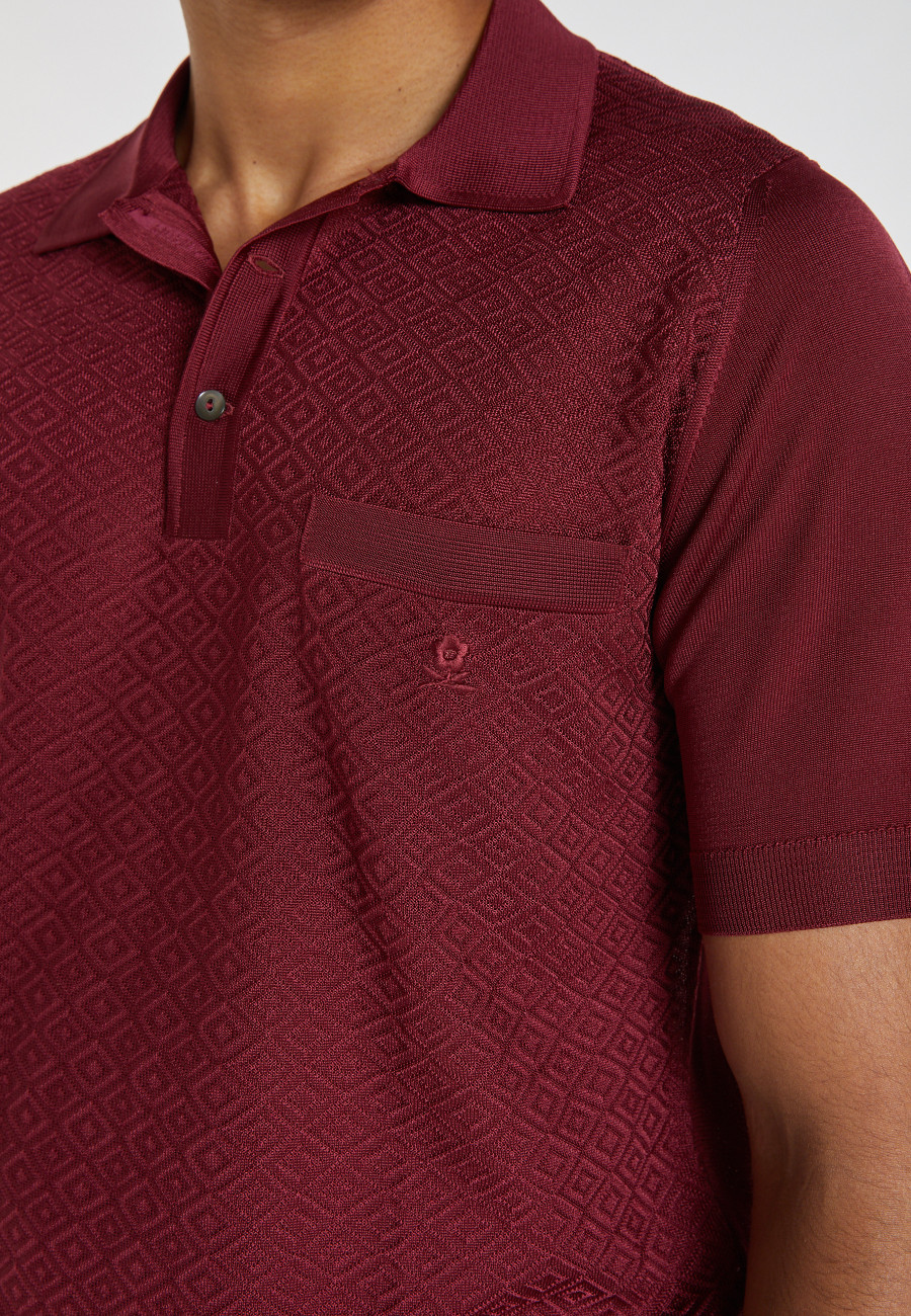 Polo Fil Lumière à motifs - Albin
