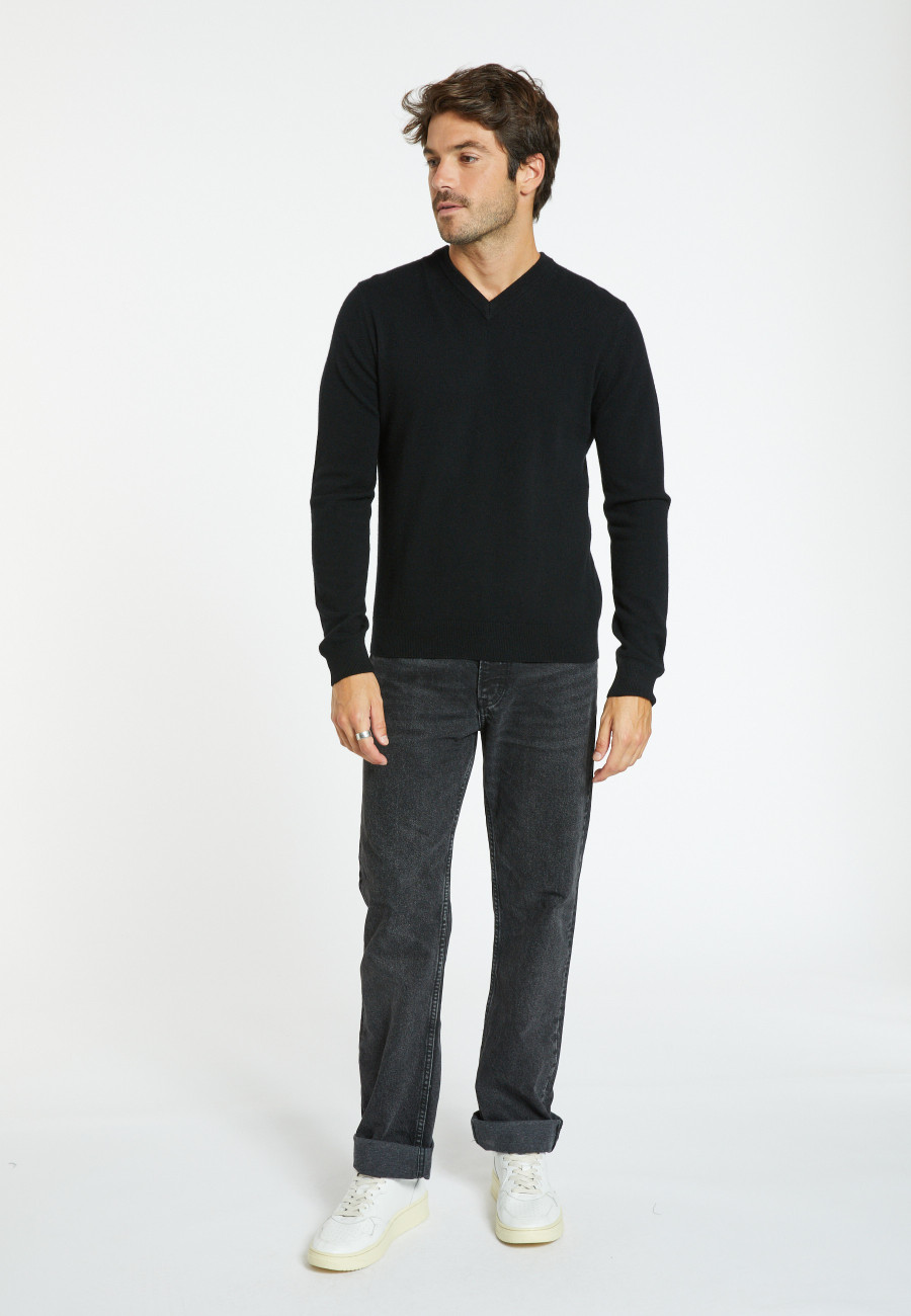 Cashmere V-neck sweater - Evann