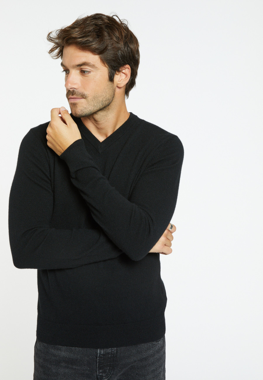 Cashmere V-neck sweater - Evann