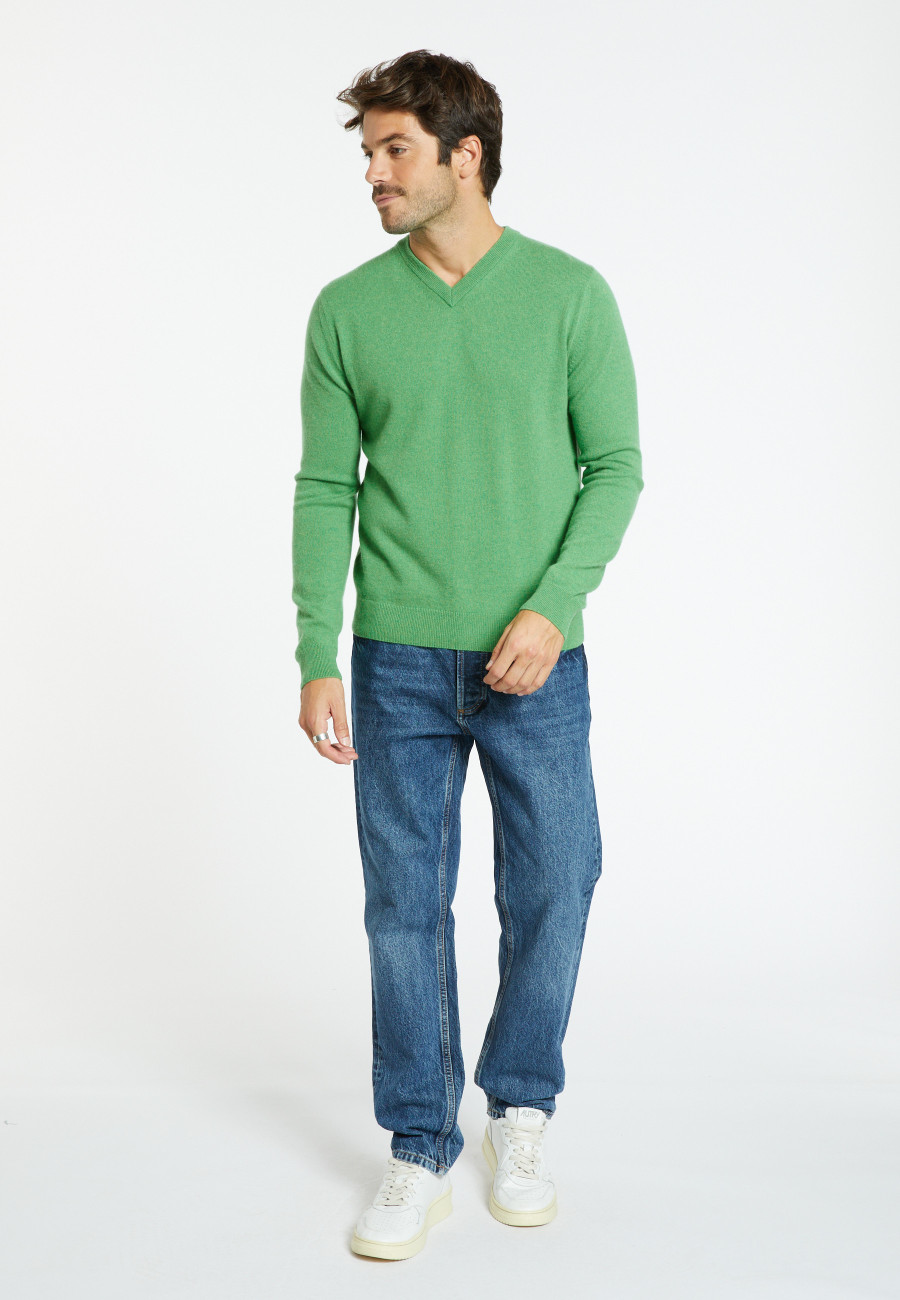 Cashmere V-neck sweater - Evann