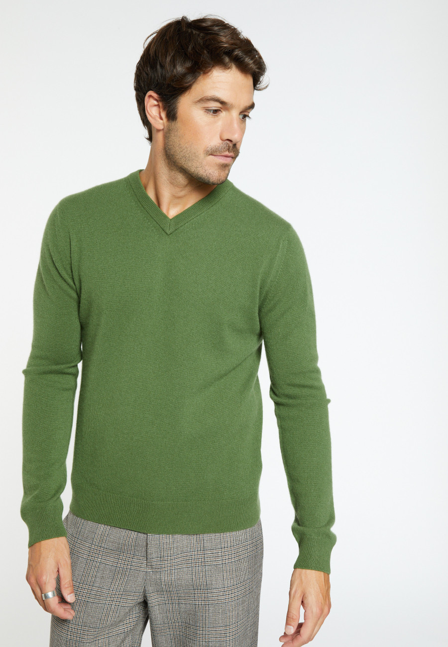 Cashmere V-neck sweater - Evann