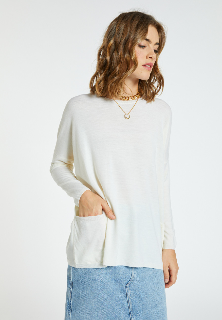 Oversized wool sweater - Béatrize