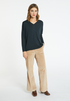 V-neck wool sweater - Bernice