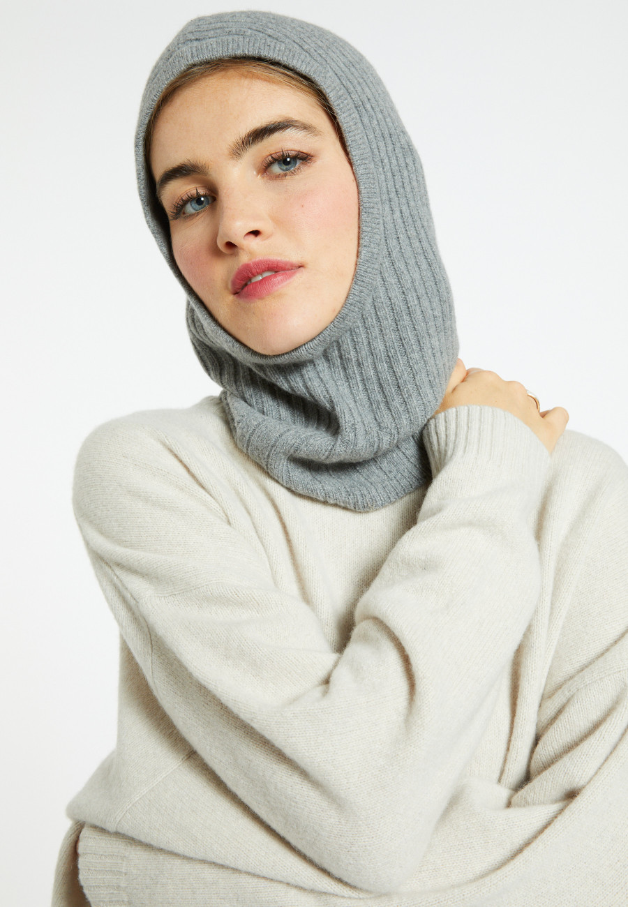 Unisex cashmere and wool balaclava - Gala