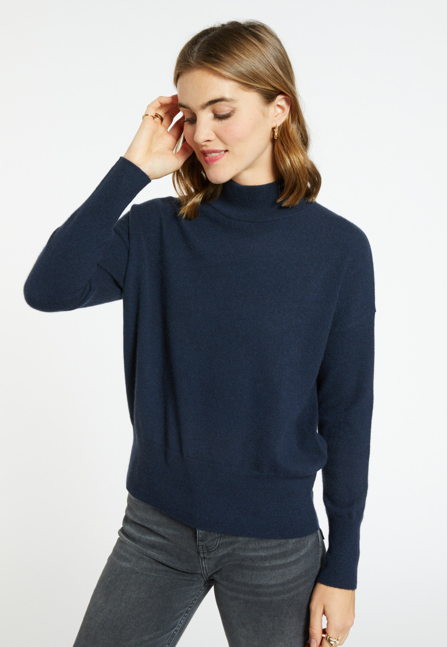 Cashmere sweater with high neck - Bassa