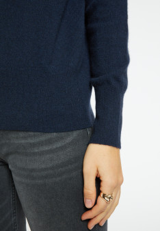 Cashmere sweater with high neck - Bassa