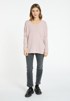 Pull col V en cachemire - Olga