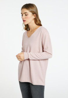 Pull col V en cachemire - Olga