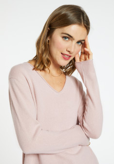 Pull col V en cachemire - Olga