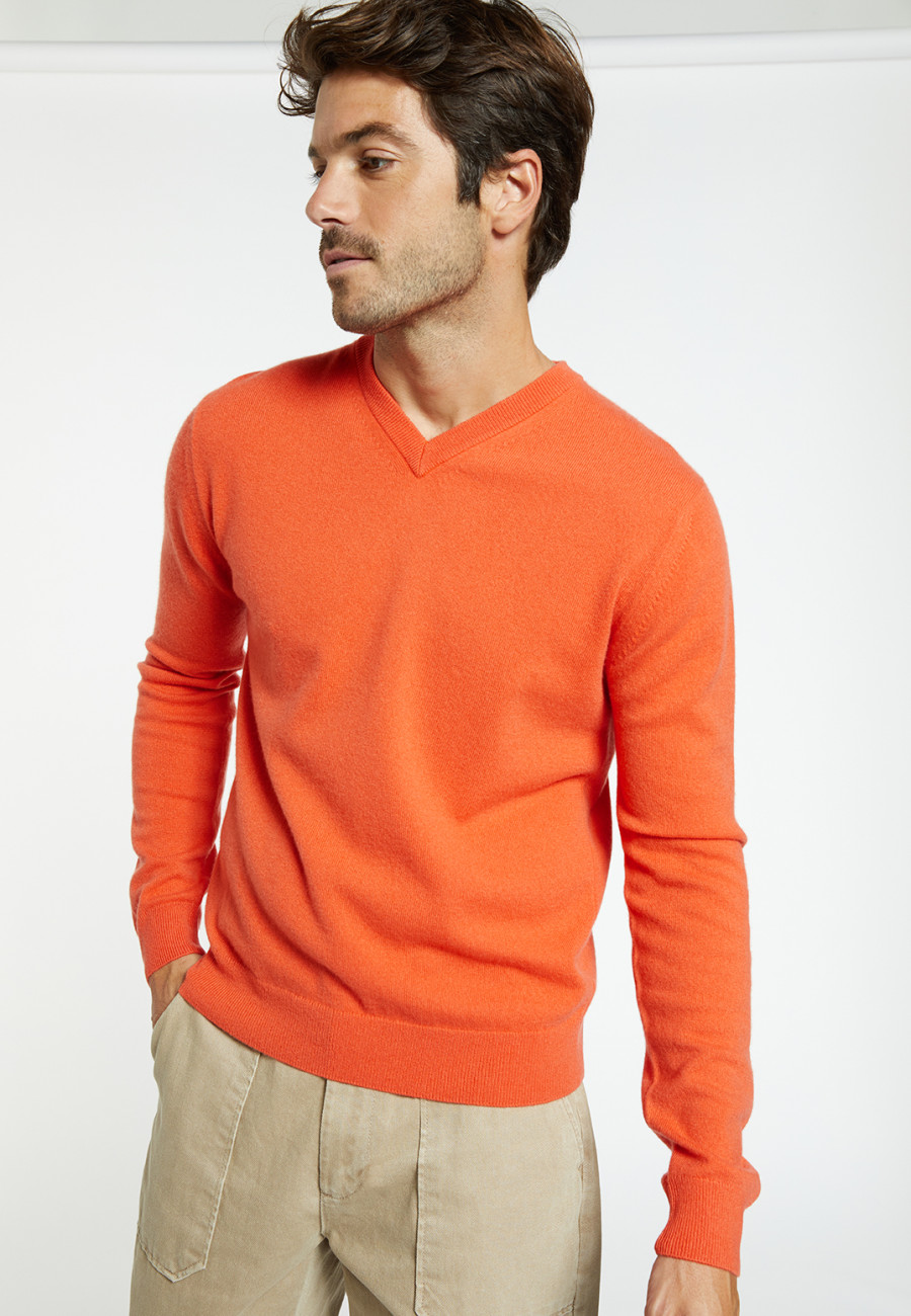 Cashmere V-neck sweater - Evann