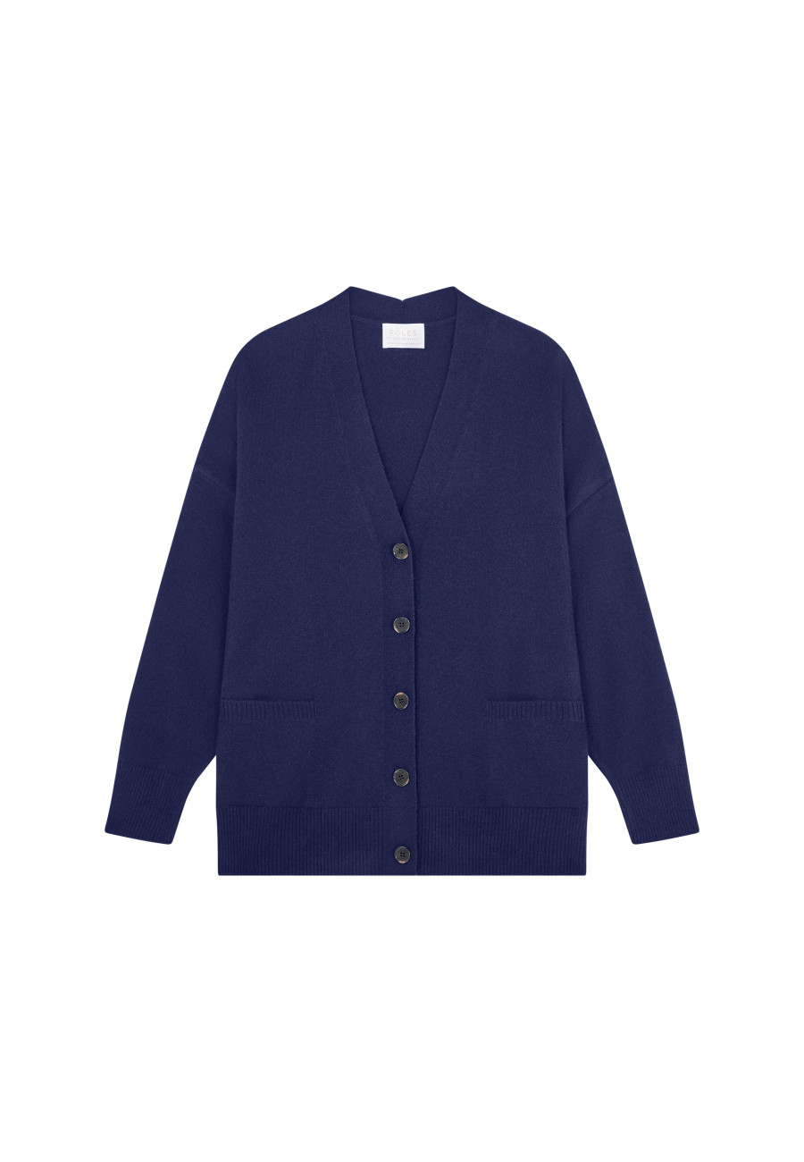 Button-down cashmere cardigan with pockets - Ariel