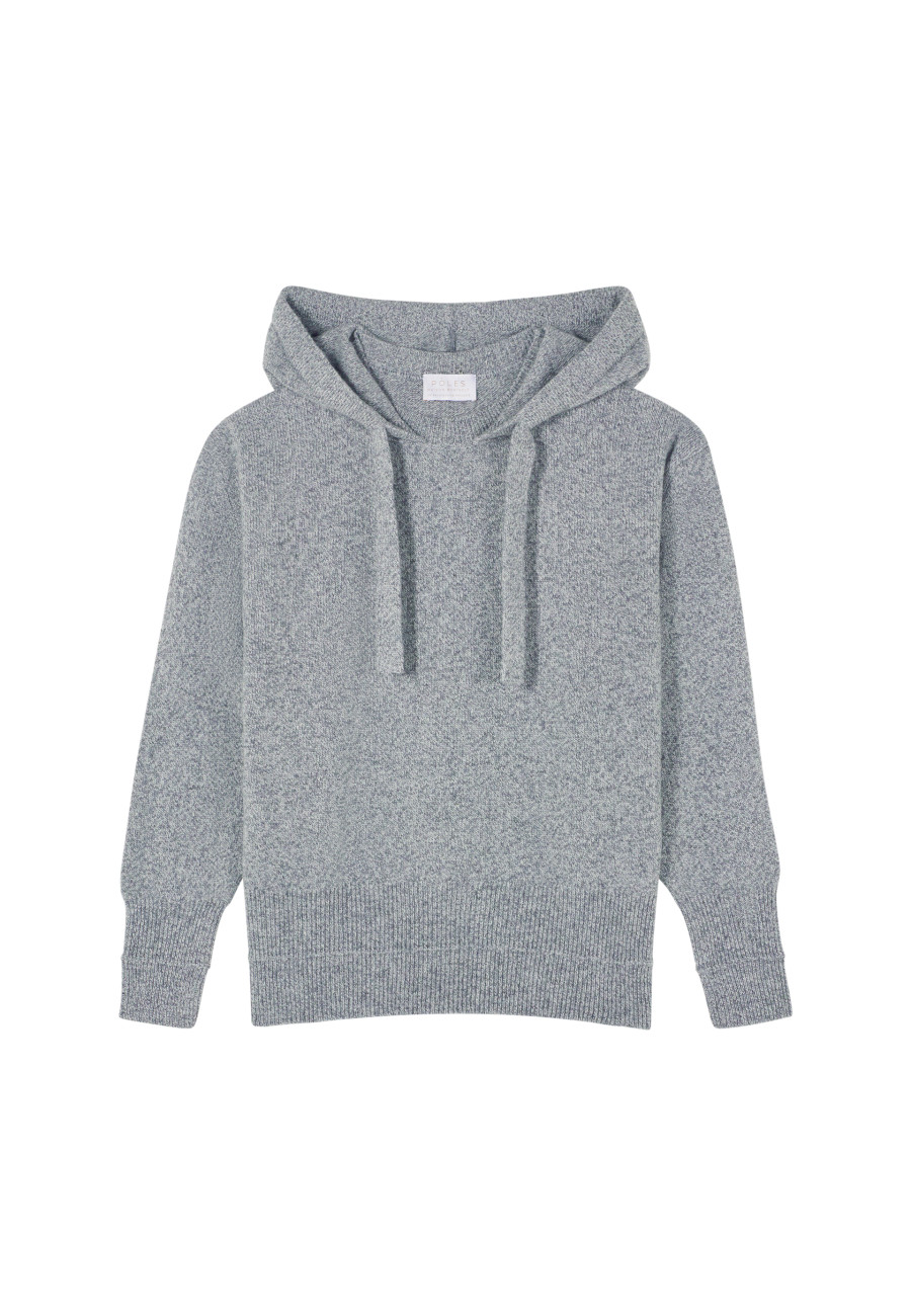 Wool and cashmere hoodie - Cassia