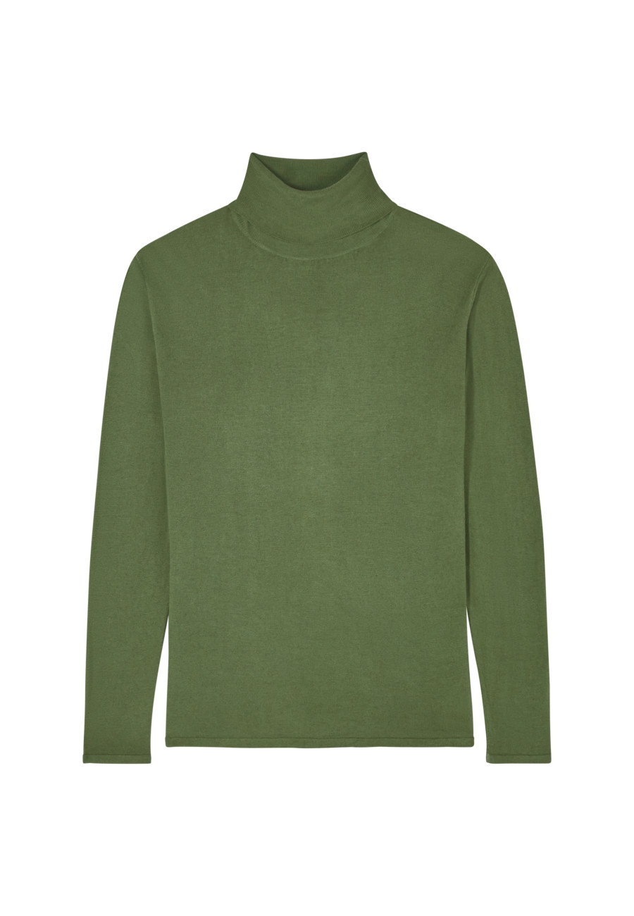 Bamboo cashmere turtleneck T-shirt - Aerio