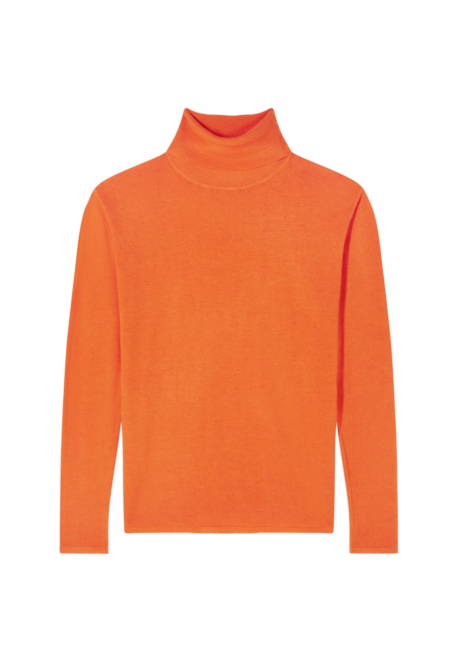 Bamboo cashmere turtleneck T-shirt - Aerio