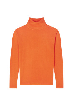 Bamboo cashmere turtleneck T-shirt - Aerio