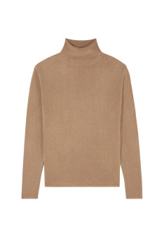 Bamboo cashmere turtleneck T-shirt - Aerio