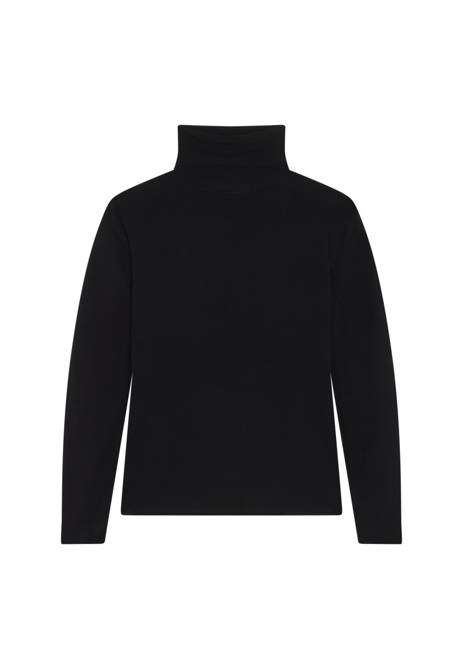 Bamboo cashmere turtleneck T-shirt - Aerio