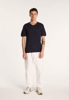 T-shirt en coton Brieux 6200 Blanc - 02 Blanc