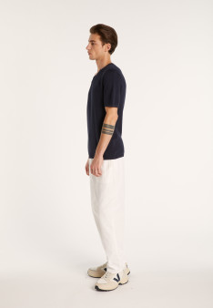 T-shirt en coton Brieux 6200 Blanc - 02 Blanc