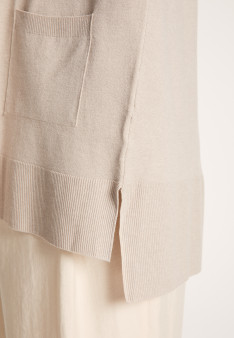 Gilet en laine et viscose Agatha 6114 Récif - 82 Ecru