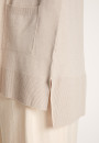 Gilet en laine et viscose Agatha 6114 Récif - 82 Ecru