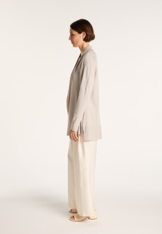 Gilet en laine et viscose Agatha 6114 Récif - 82 Ecru
