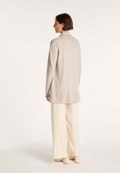 Gilet en laine et viscose Agatha 6114 Récif - 82 Ecru