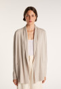 Gilet en laine et viscose Agatha 6114 Récif - 82 Ecru