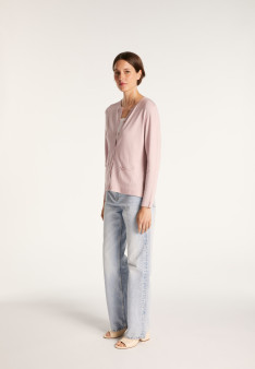 Cardigan en viscose Athéna 6103 Saphir - 48 Bleu roi