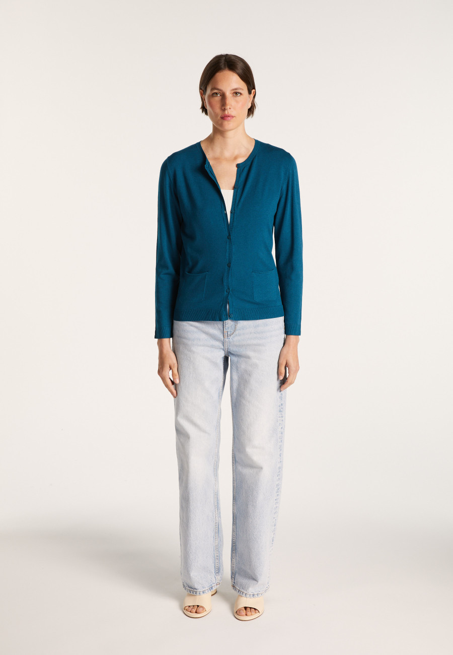 Wool and viscose cardigan - Athènes