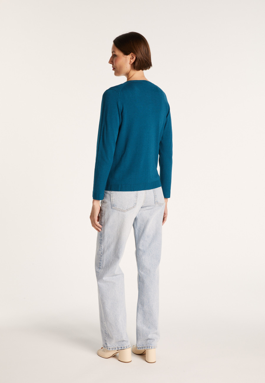 Wool and viscose cardigan - Athènes