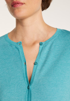 Cardigan en viscose Athéna 6103 Saphir - 48 Bleu roi