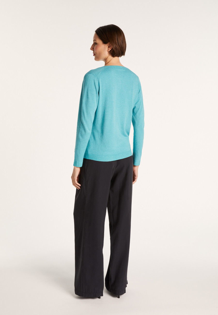 Wool and viscose cardigan - Athènes