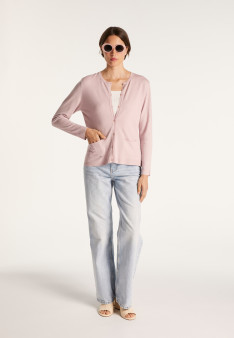 Cardigan en viscose Athéna 6103 Saphir - 48 Bleu roi
