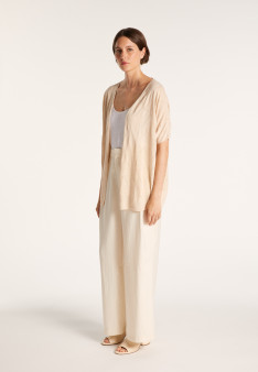 T-shirt long en lin - CID