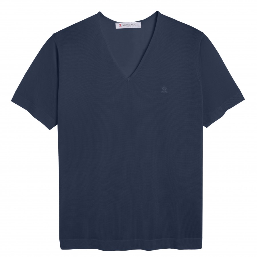 Tshirt col v manches courtes Fil Lumière Débora