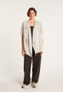 Gilet kimono sans manches - Harriet 6366 plume - 81 gris pale