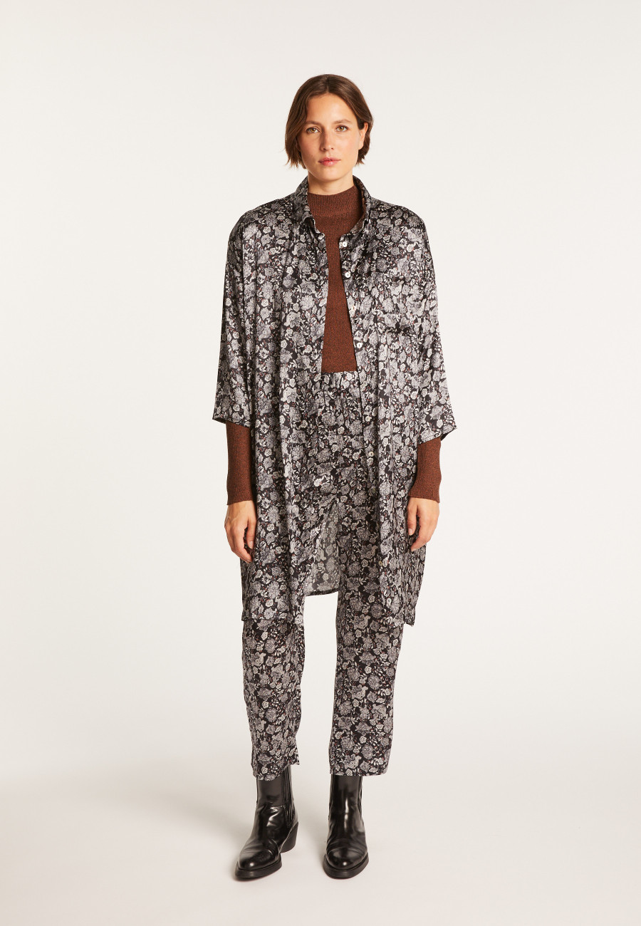 Robe chemise en soie Maison Montagut x Maison Martin Morel - Gaspard