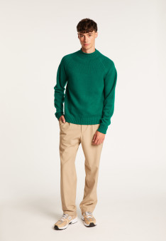 Cashmere sweater collar with mesh set - Arman 