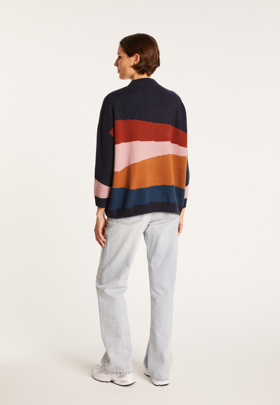 Pull multicolore Saturne